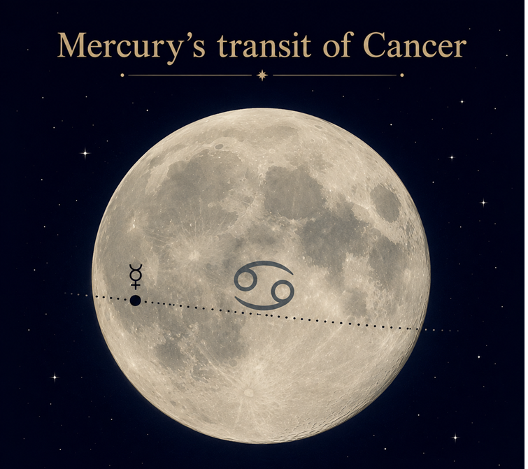 Mercury's long journey through Cancer