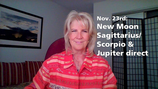 Nov. 23rd:  New Moon and Jupiter direct