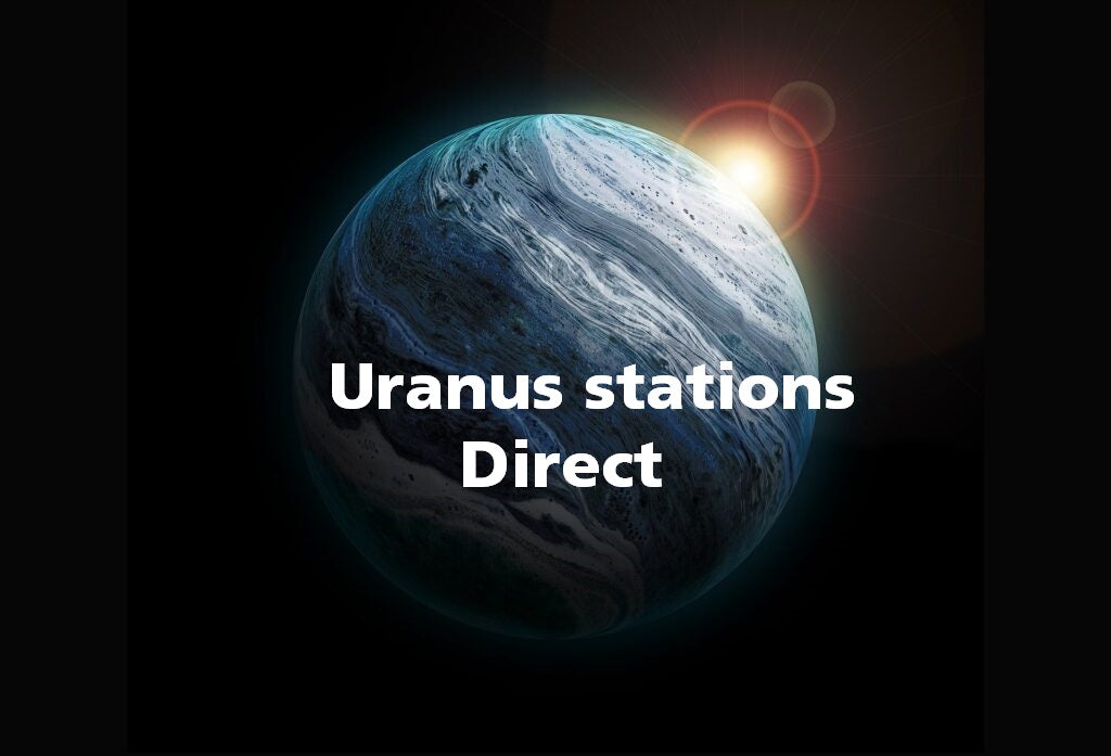 Uranus stations Direct