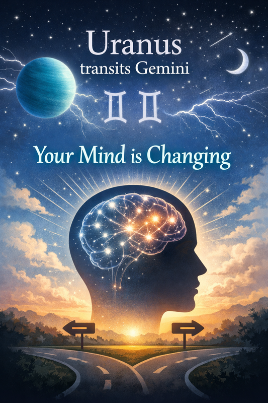 Your Mind is Changing:  Uranus transits Gemini
